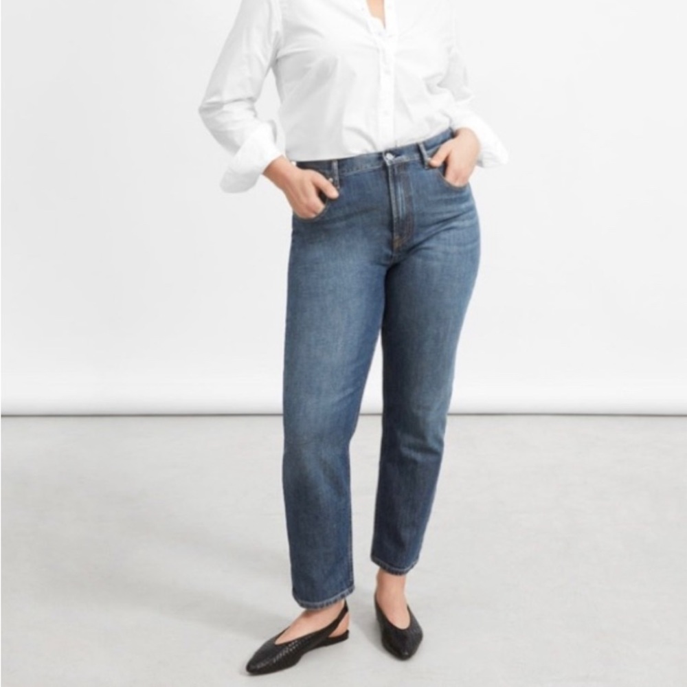 Everlane High Rise Straight Jeans Women’s 29 Medium Wash